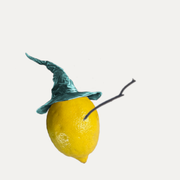 Wizard Lemon fires off wand bolts.