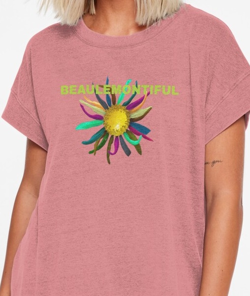 Beaulemontiful with multicolored lemon sunflower shirt available on Redbubble