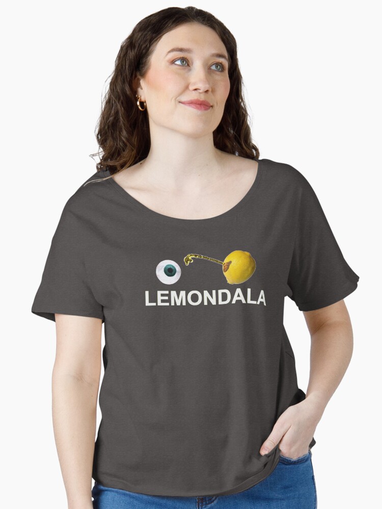 Lemon spraying eyeball shirt available on Redbubble