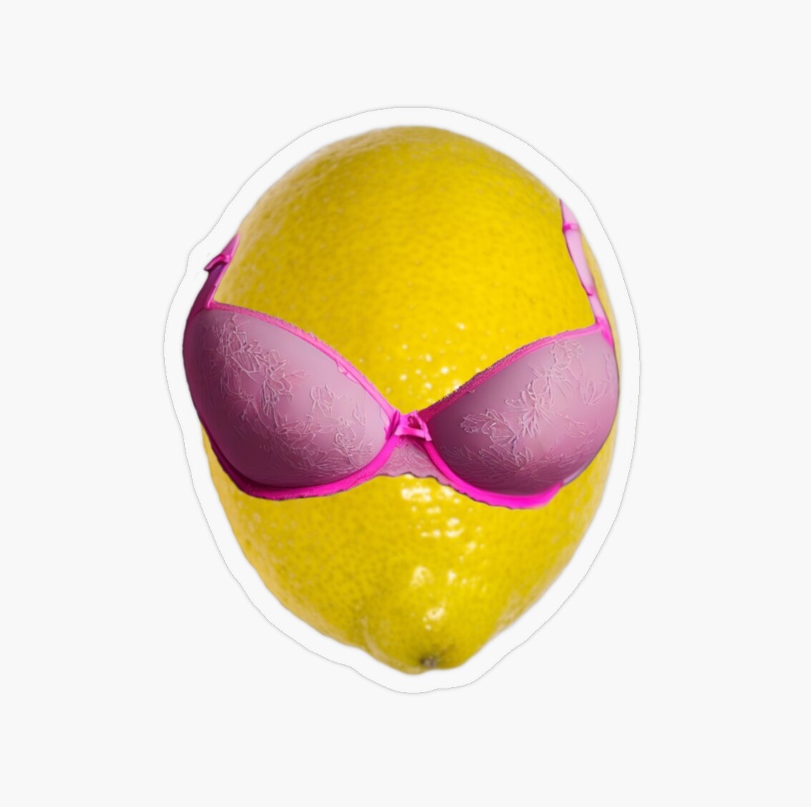 Floozy Lemon sticker available on Redbubble