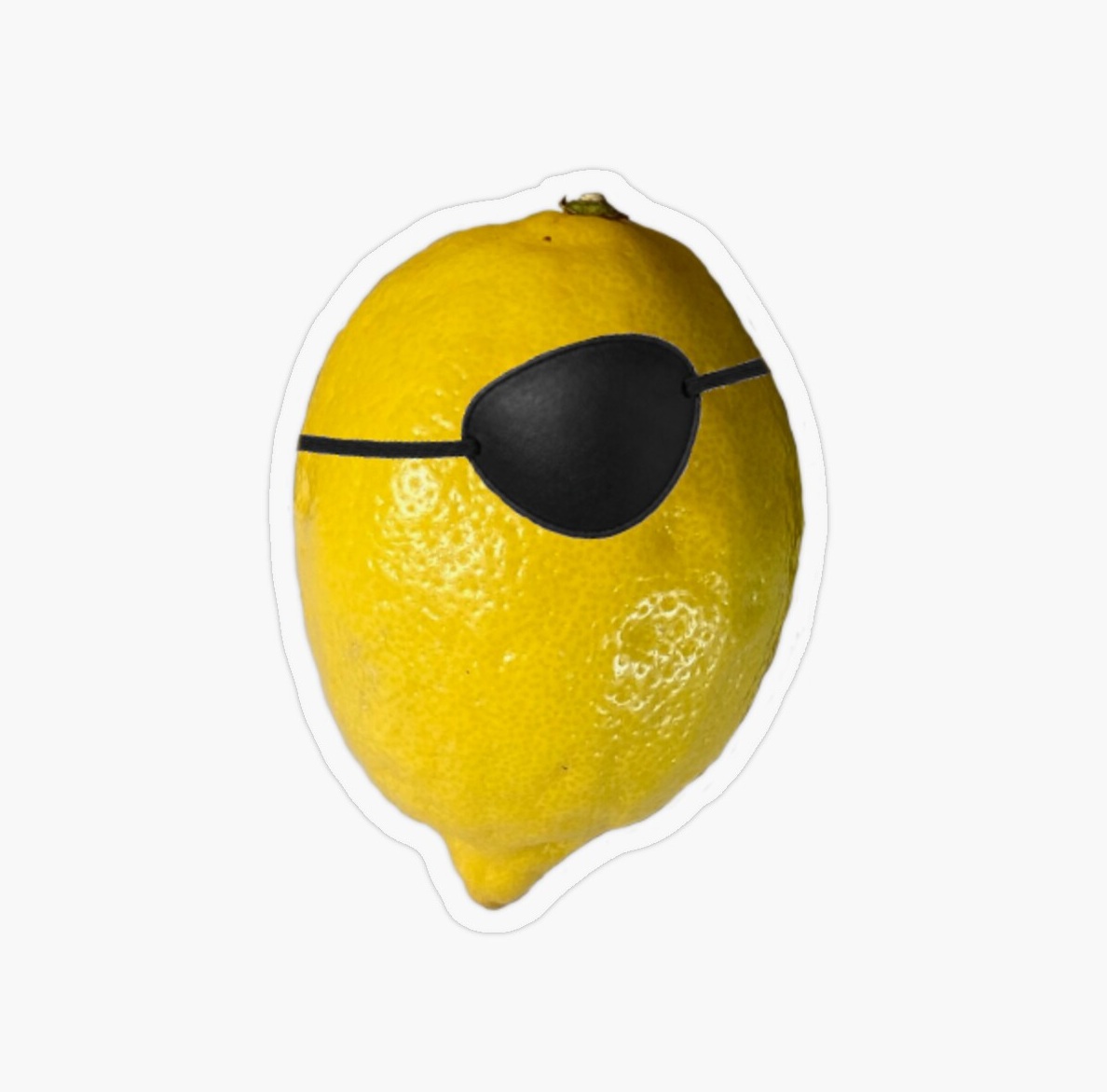Pirate Lemon sticker available on Redbubble