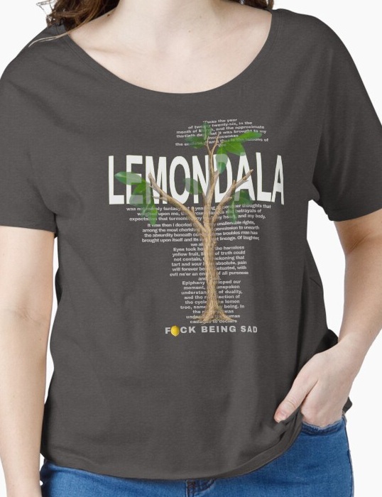 Lemondala Declaration with Lemon Tree shirt available on RedBubble